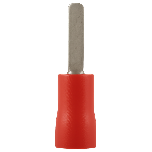 [2522] TERMINAL PREAISLADO A22 ROJO PIN CHATO