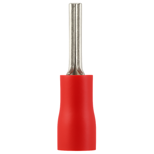 [1697] TERMINAL PREAISLADO A13 ROJO PIN LARGO