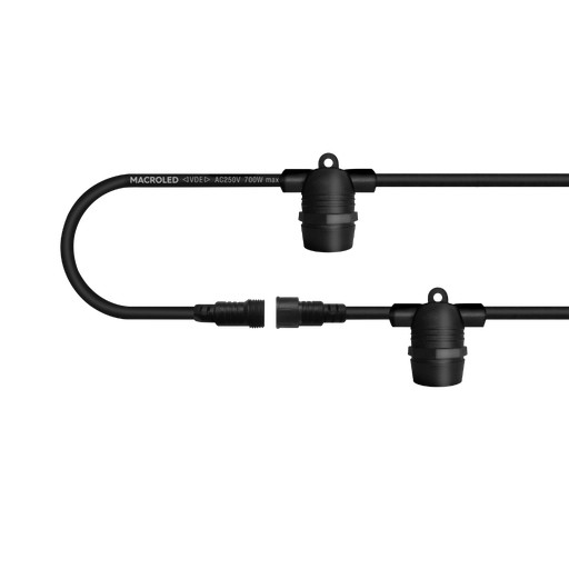 [132] GUIRNALDA CORTA 10 MTS 20 PORTALÁMPARAS