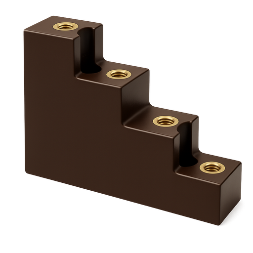 [1320] PORTABARRAS ESCALERA  90º 4x30mm HASTA 5mm